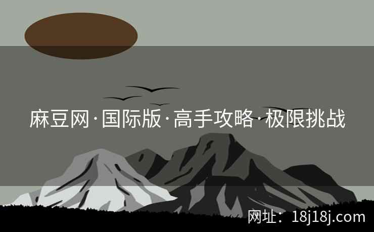 麻豆网·国际版·高手攻略·极限挑战