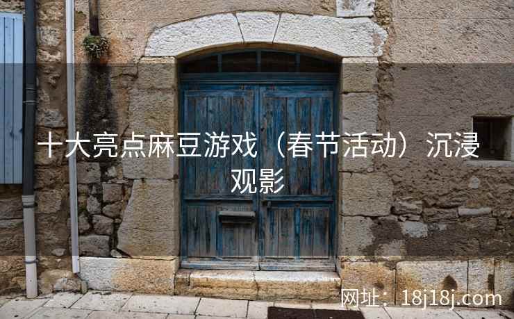 十大亮点麻豆游戏（春节活动）沉浸观影