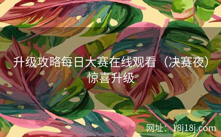 升级攻略每日大赛在线观看（决赛夜）惊喜升级