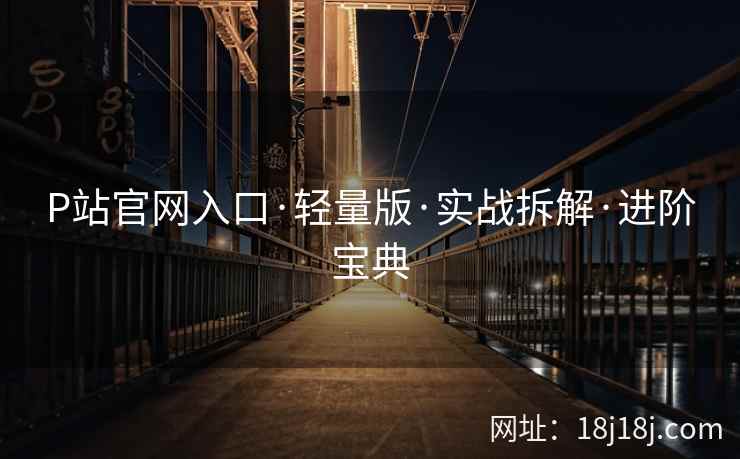P站官网入口·轻量版·实战拆解·进阶宝典