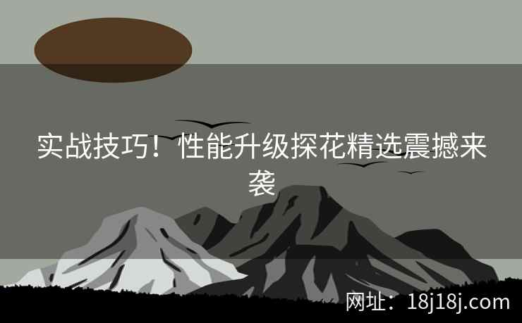 实战技巧！性能升级探花精选震撼来袭